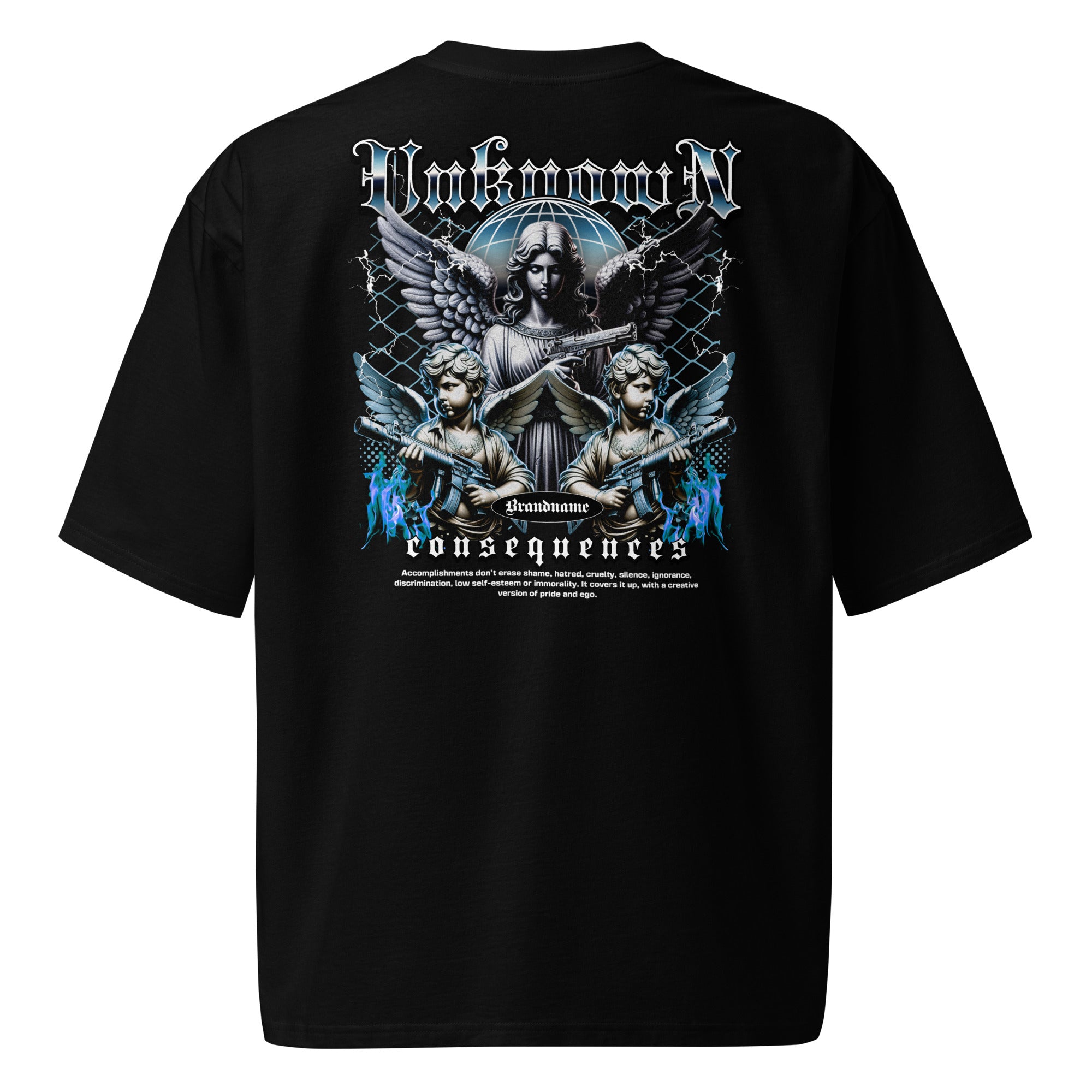 Unknown Consequences Oversized Heavyweight T-Shirt | Eclipse Division