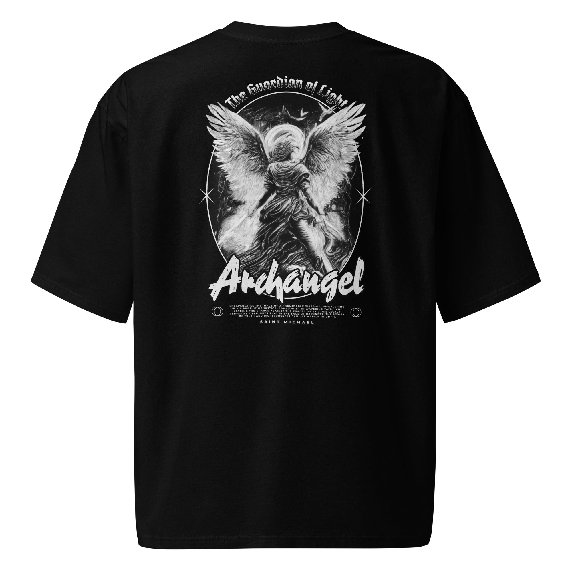 Eclipse Division Oversized Heavyweight Tee – Archangel: Guardian of Light