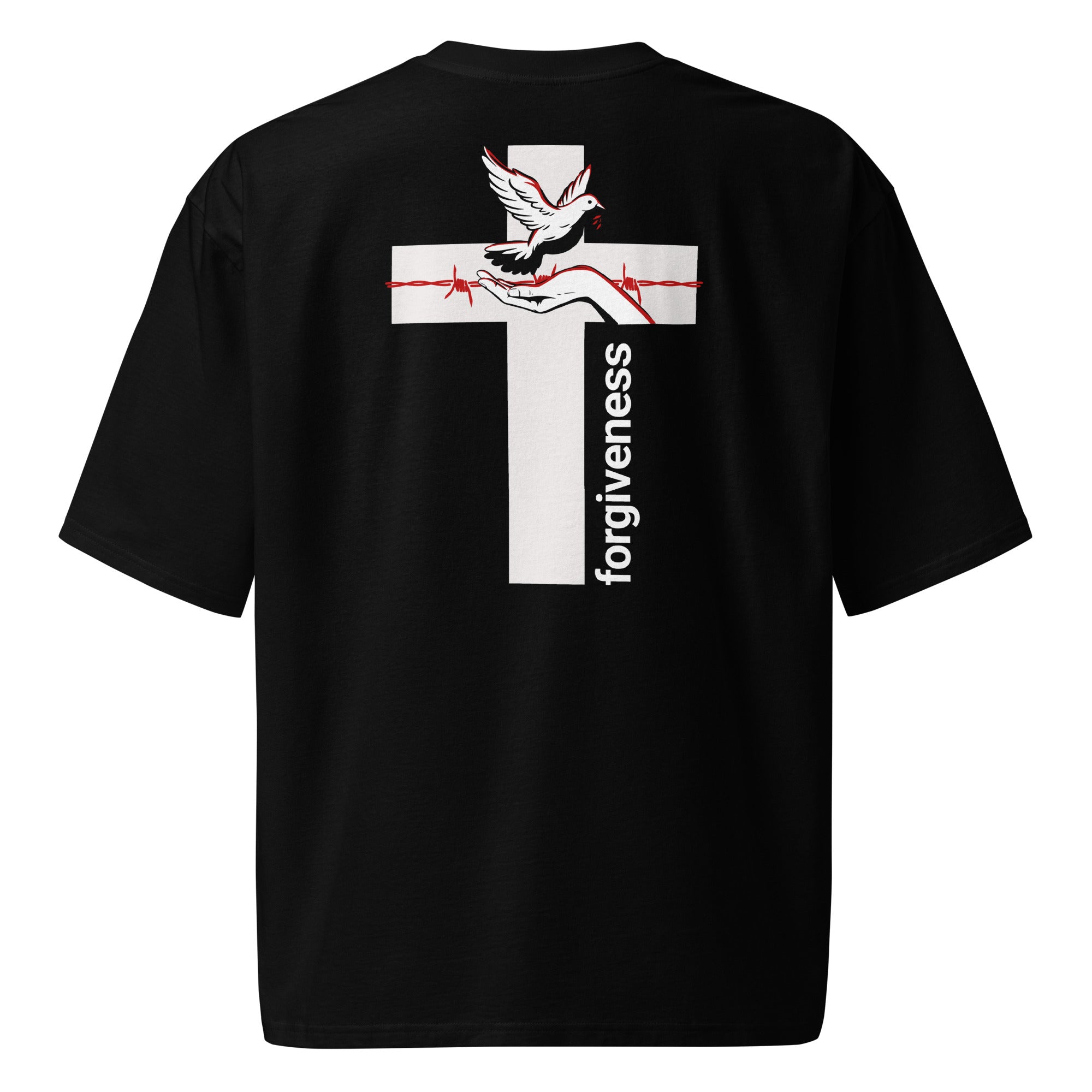 Oversized Heavyweight T-Shirt – Forgiveness (Matthew 6:14)
