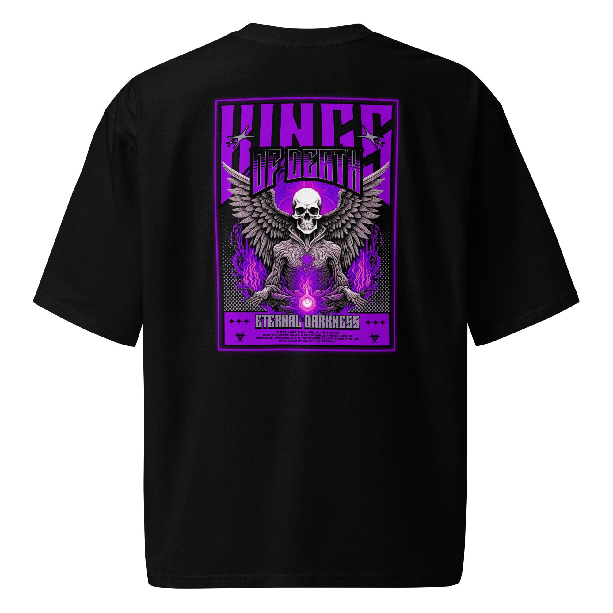 Wings of Death – Eternal Darkness Oversized Heavyweight T-Shirt