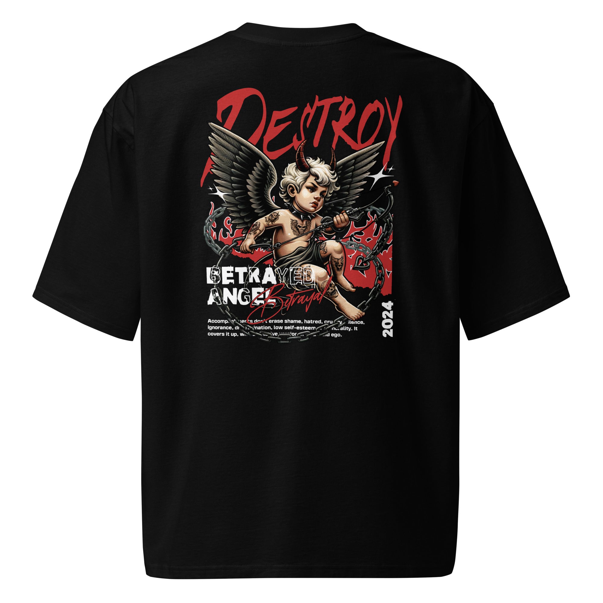 Betrayed Angel Oversized Heavyweight T-Shirt