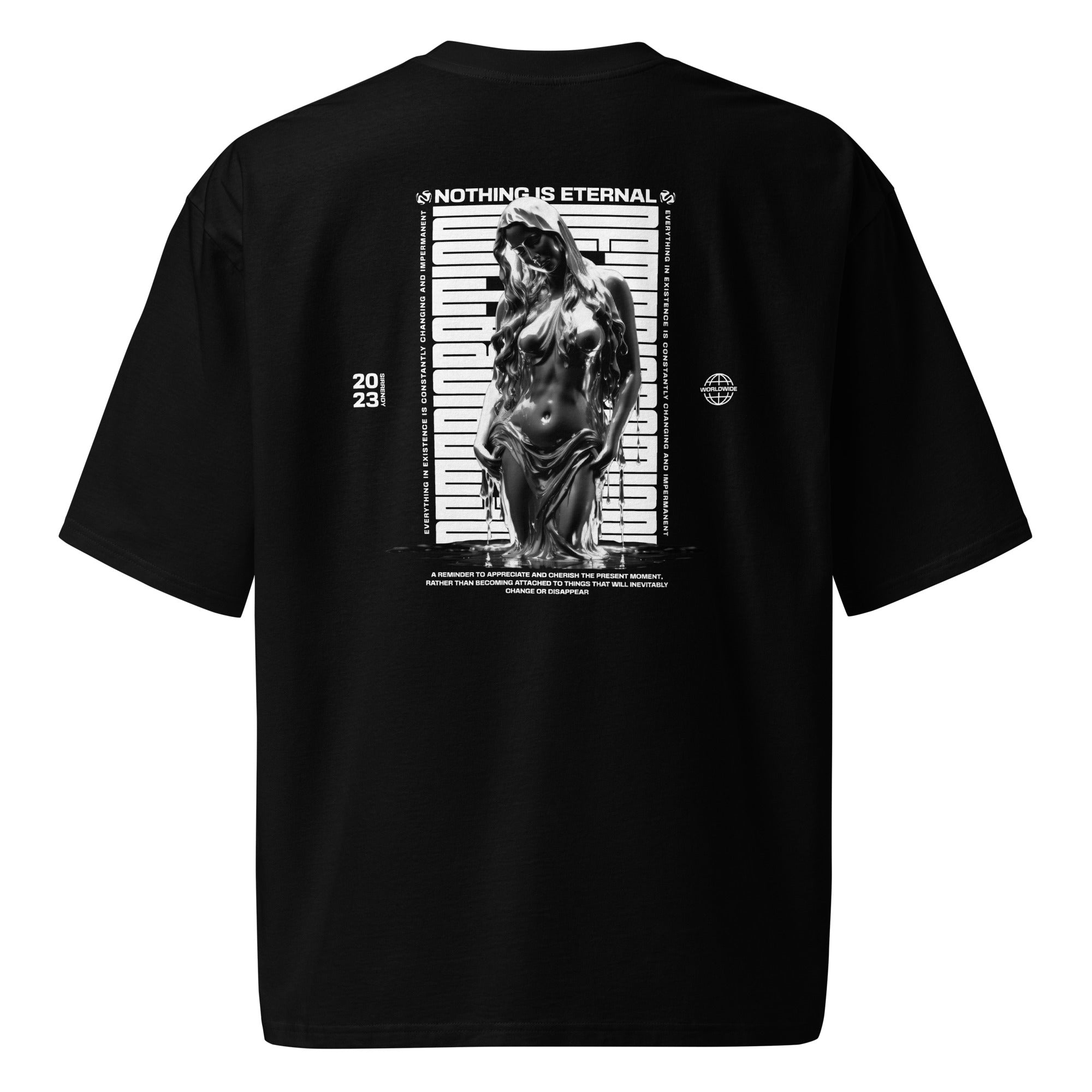 Eclipse Division Oversized Heavyweight Tee – Nothing Is Eternal
