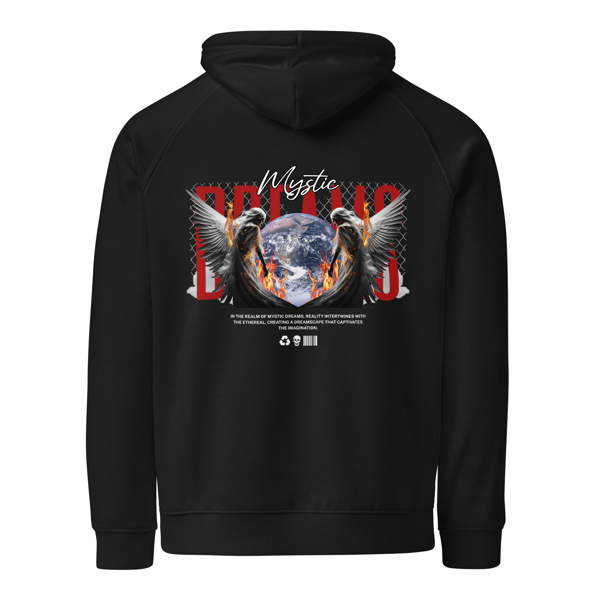 Mystic Dreams – Unisex Eco Raglan Hoodie