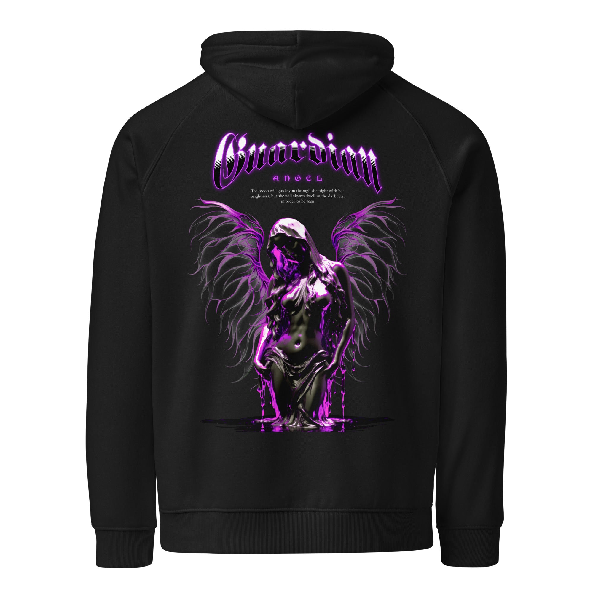 Guardian Angel – Unisex Eco Raglan Hoodie