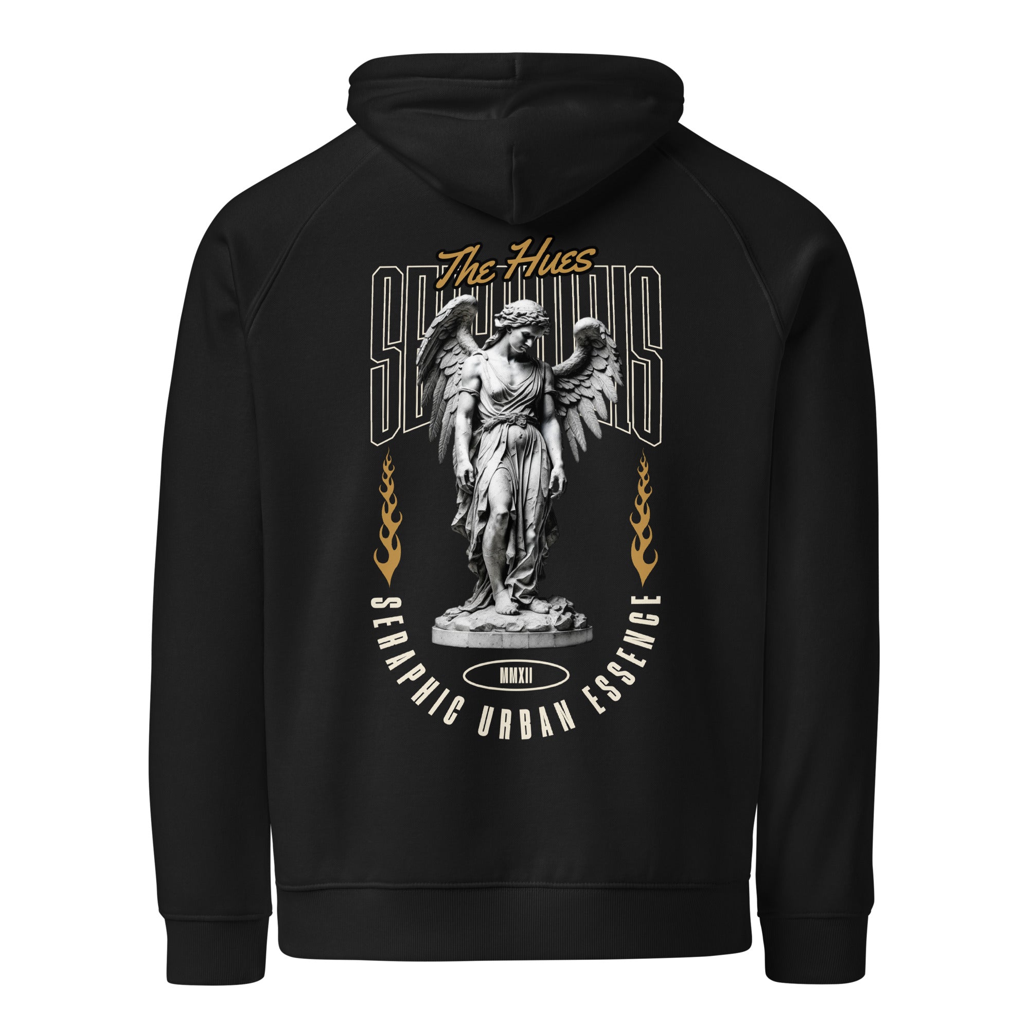 Seraphim – Unisex Eco Raglan Hoodie