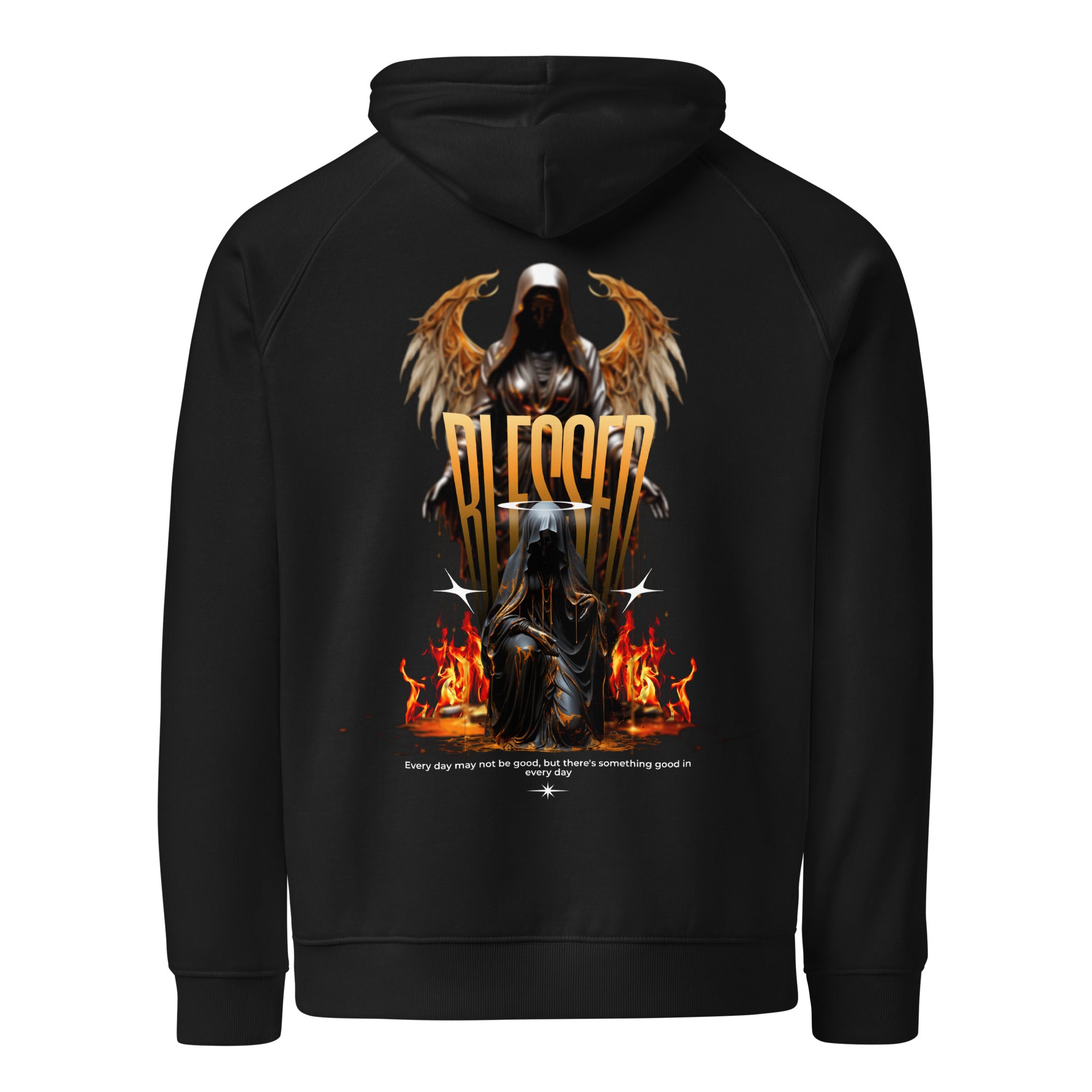 Blessed – Unisex Eco Raglan Hoodie
