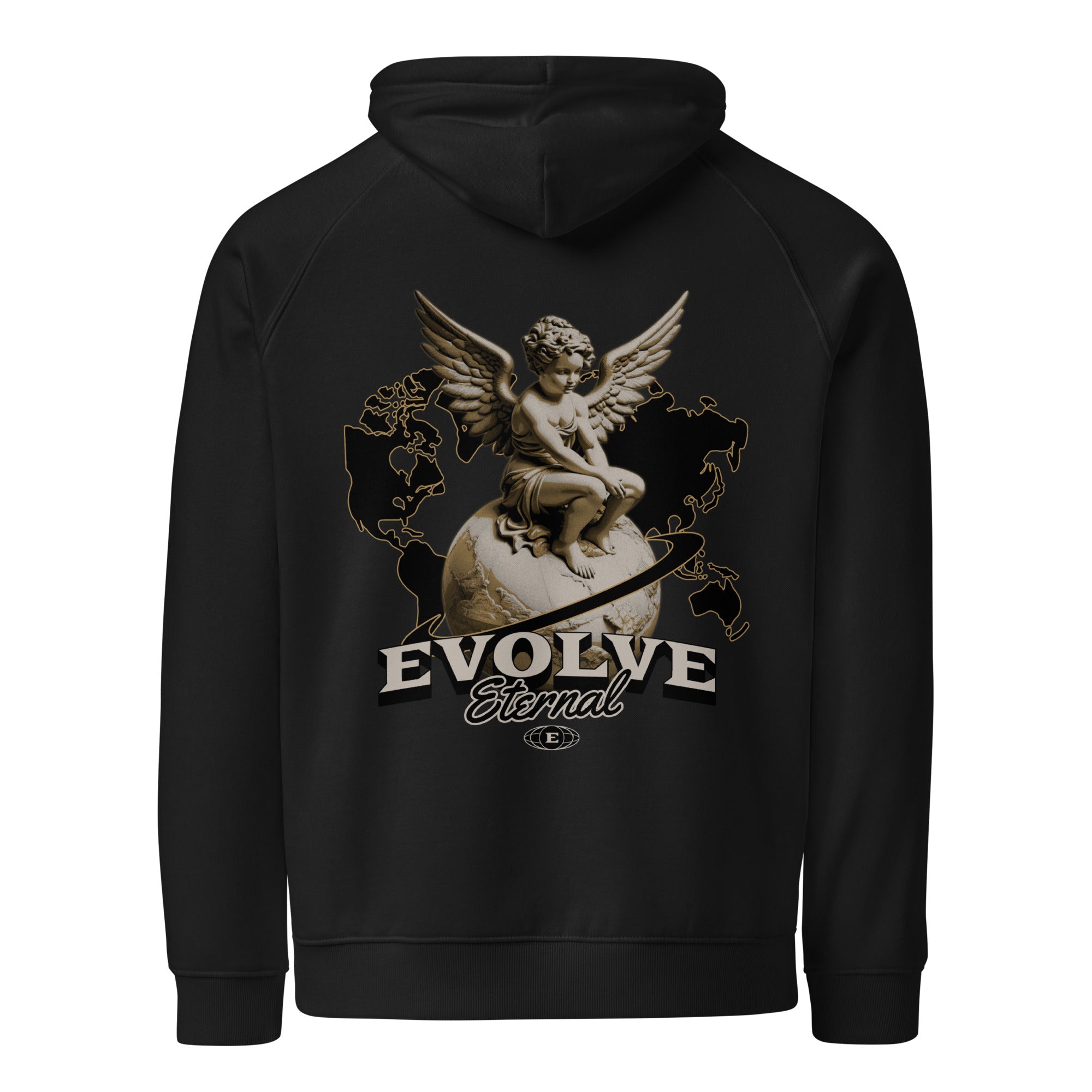 Evolve Eternal Unisex Eco Raglan Hoodie