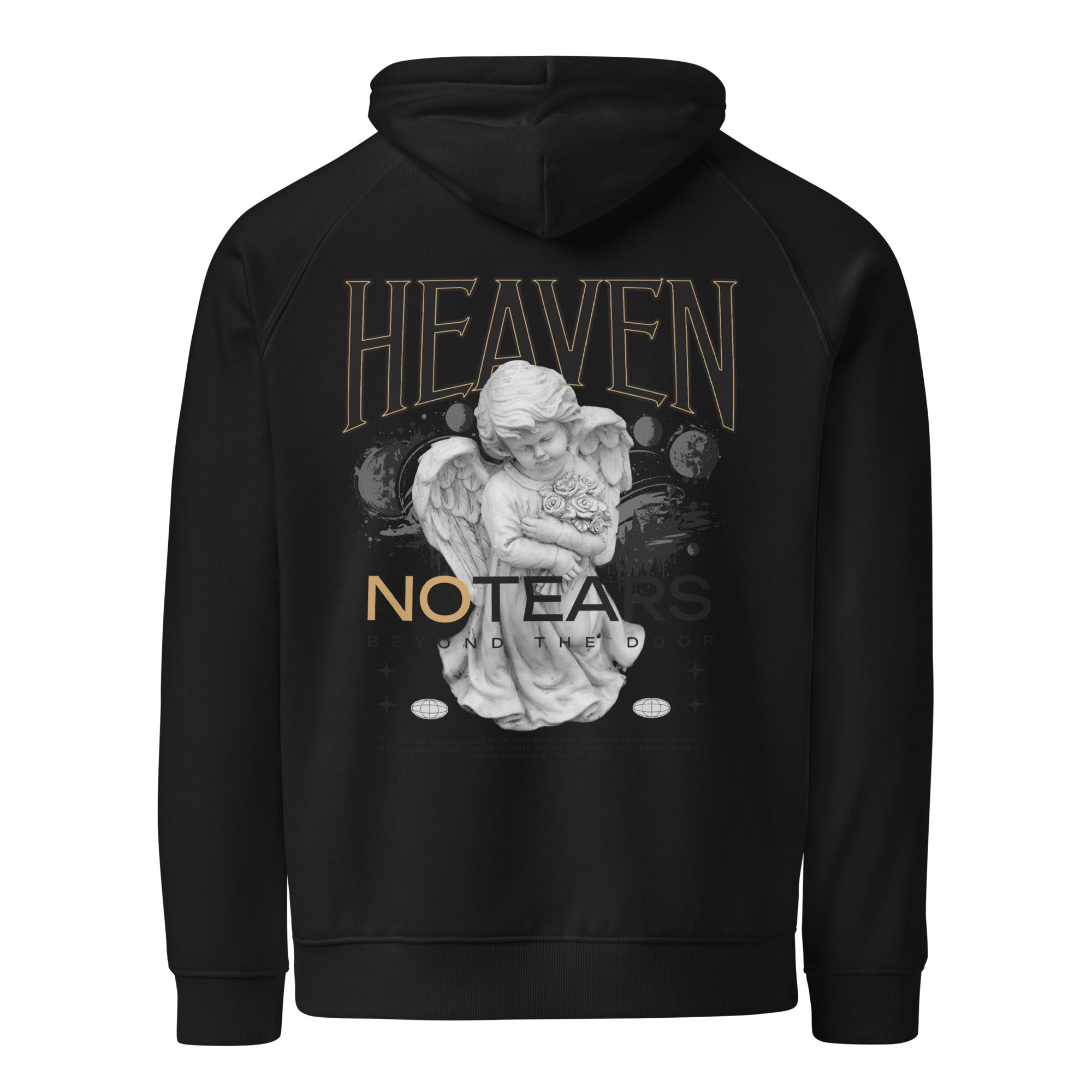 Unisex Eco Raglan Hoodie – Heaven No Tears