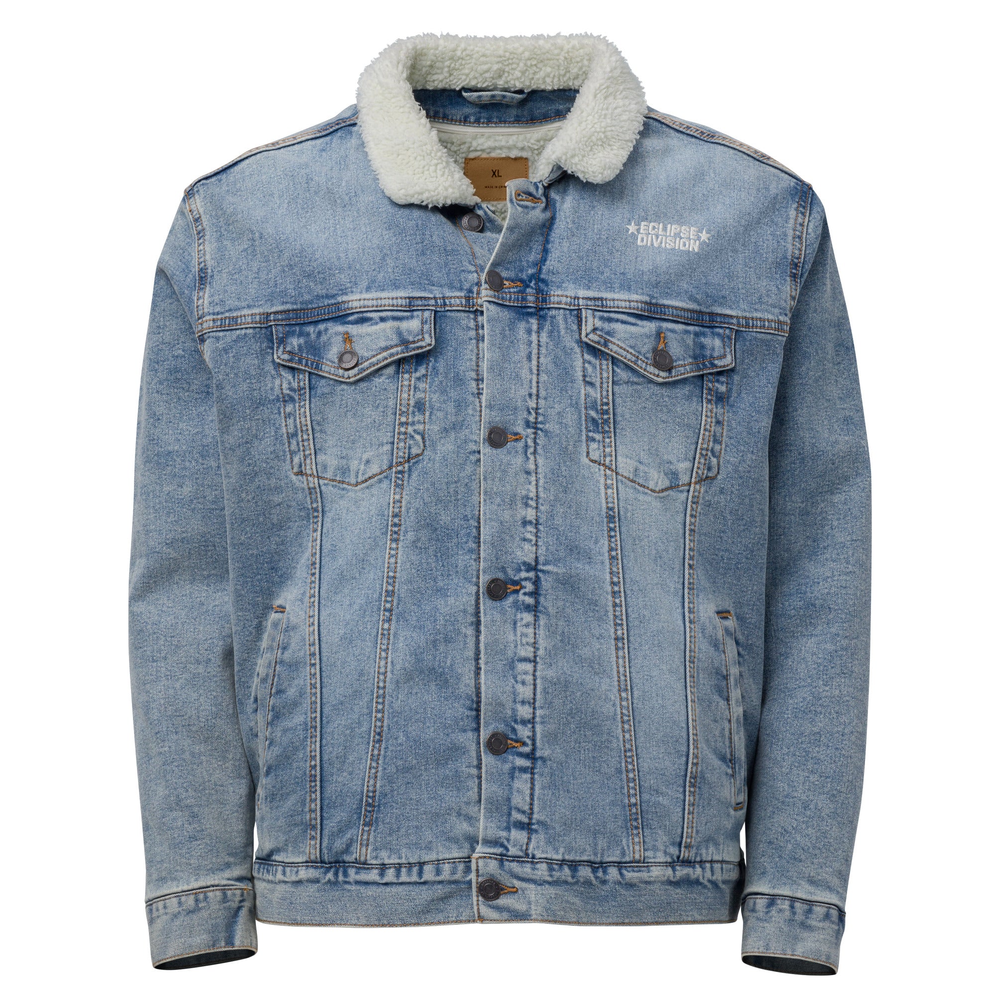 Eclipse Division Unisex Denim Sherpa Jacket