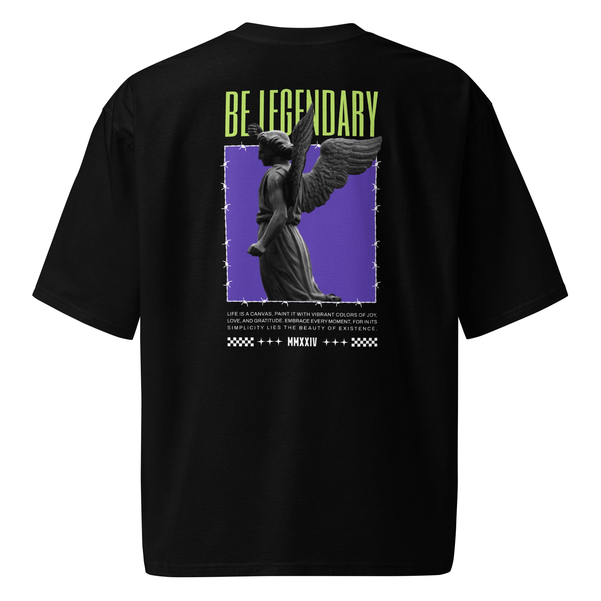 Eclipse Division Oversized Heavyweight Tee – Be Legendary