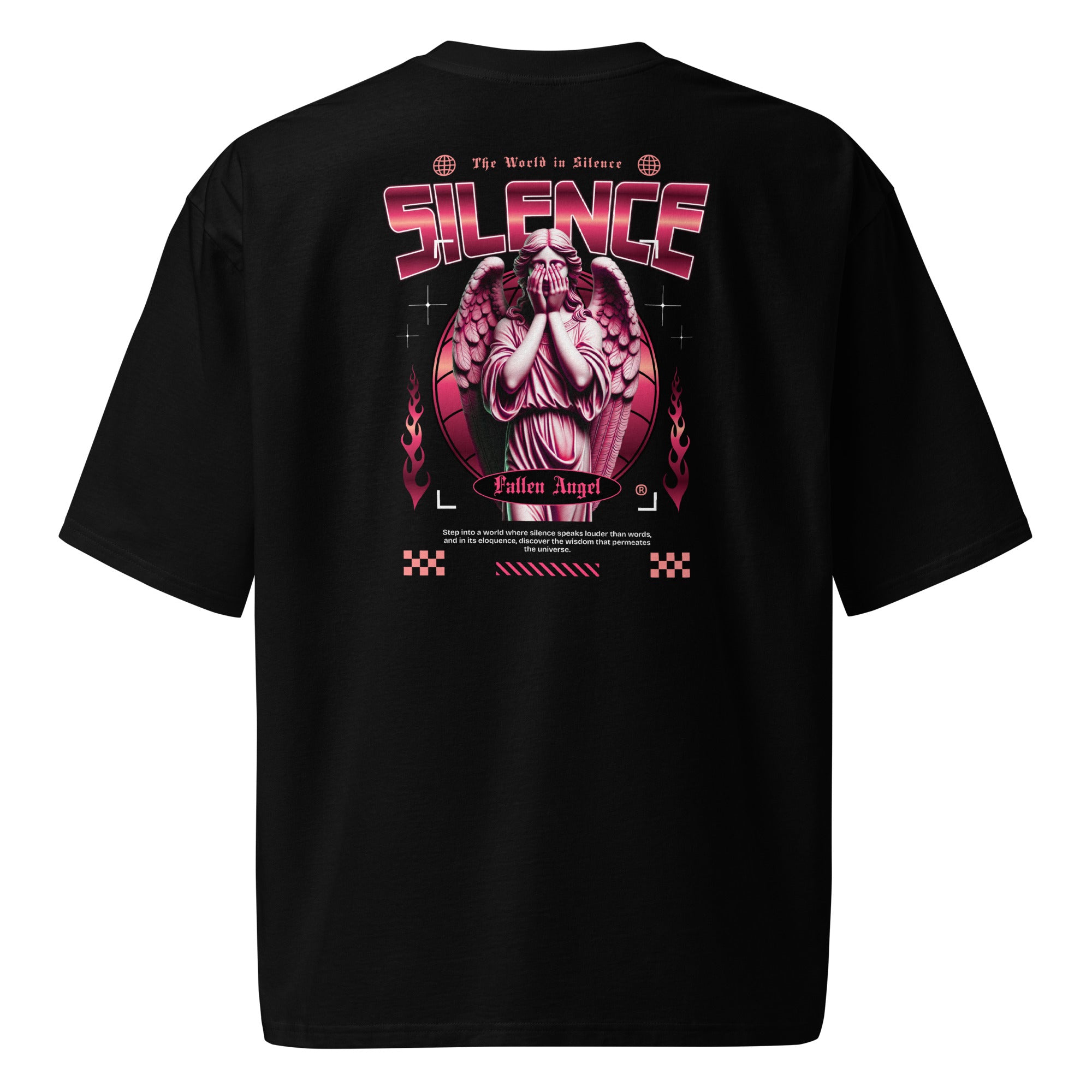 Eclipse Division Oversized Heavyweight Tee – Silence (Fallen Angel)
