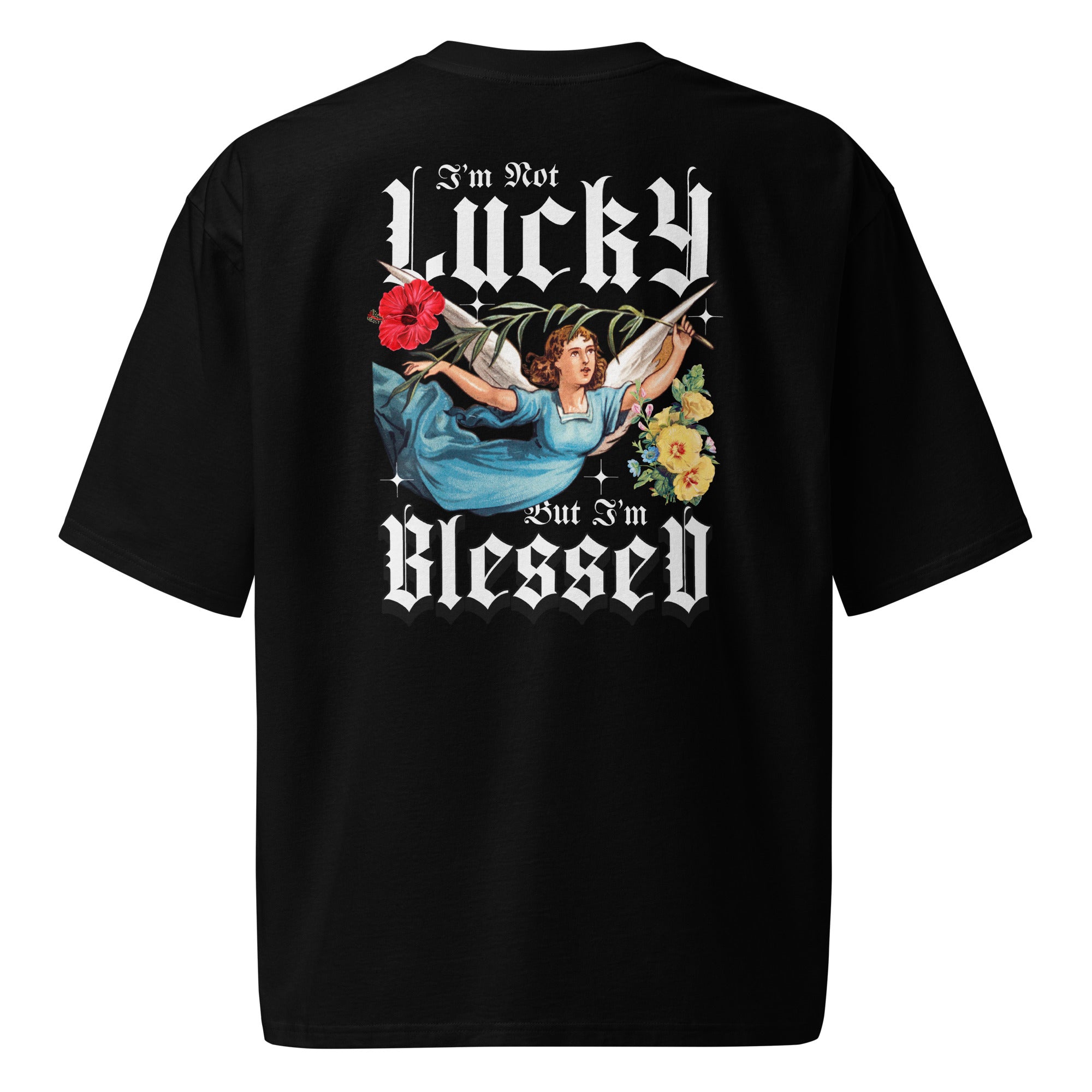 Eclipse Division Oversized Heavyweight Tee – Blessed Not Lucky
