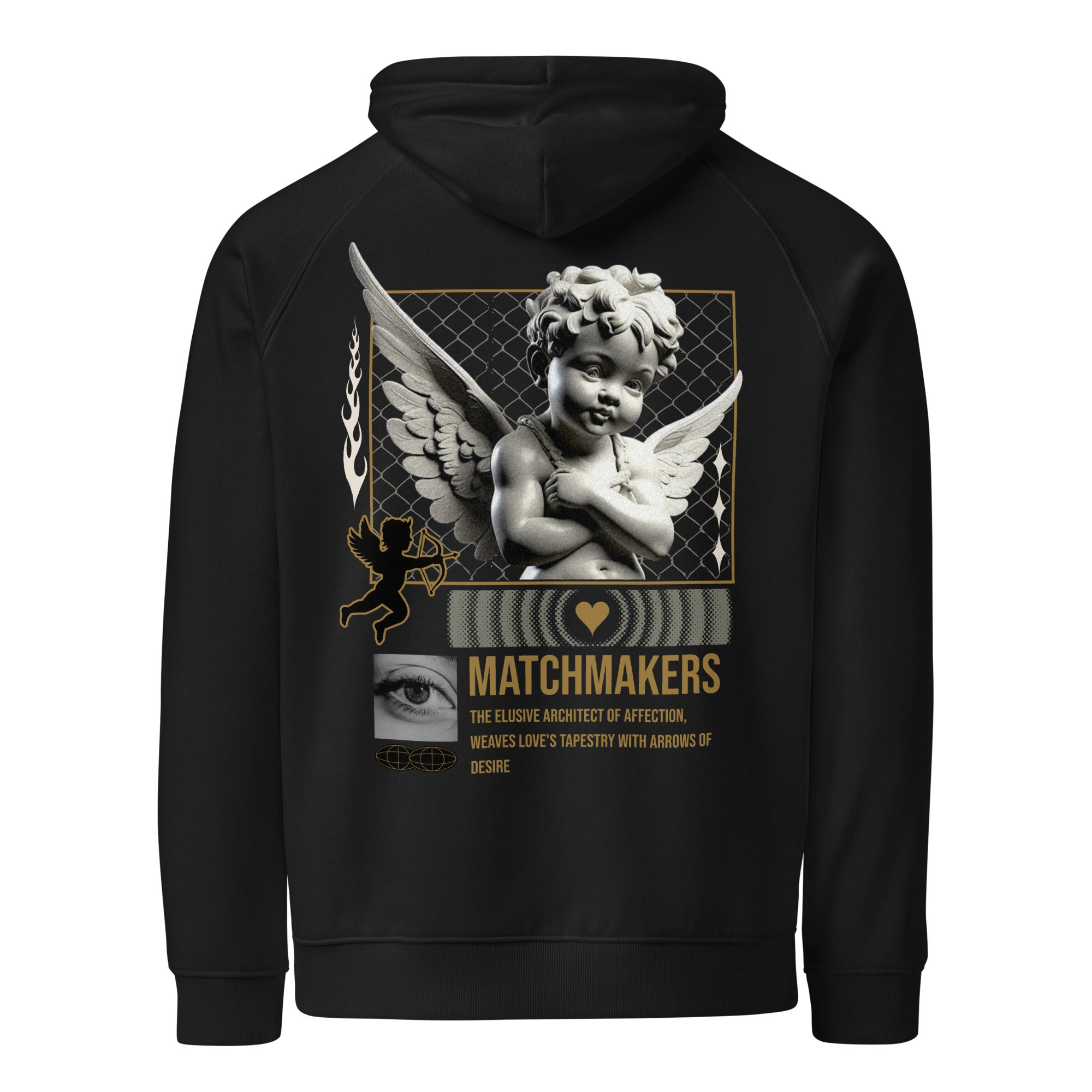 Matchmakers – Unisex Eco Raglan Hoodie