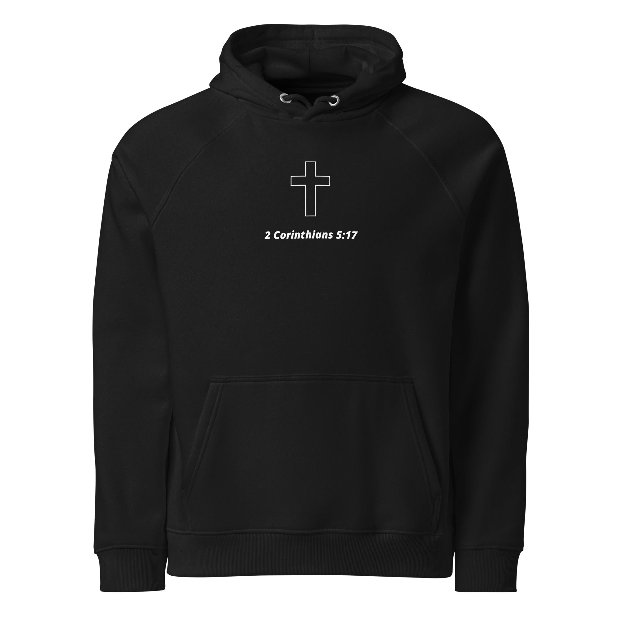 Unisex Eco Raglan Hoodie – Born Again in His Glory